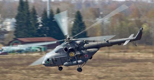 A Mi-8 helicopter. Photo: Alex Beltyukov (RFE/RL)