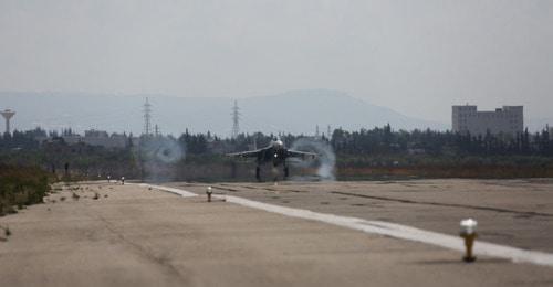 Combat mission of the Russian aviation in Syria. Photo by the press service of the Russia's Ministry of Defence https://ru.wikipedia.org
