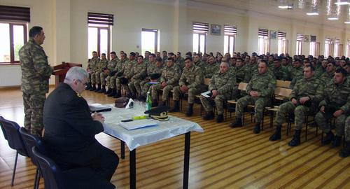 The military exercises in the Azerbaijani army. Photo https://mod.gov.az/ru/foto-arhiv-045/?gid=21689