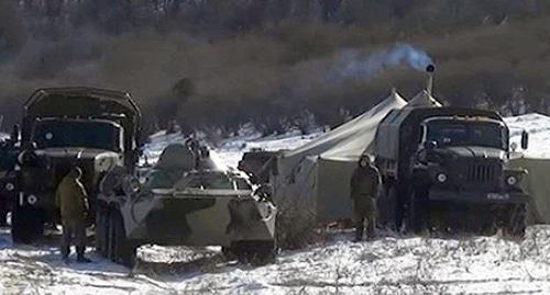 Law enforcers conduct special operation in Ingushetia mountains. Photo: NAC press service, http://nac.gov.ru 