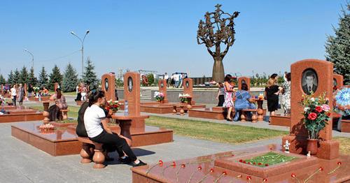 Memorial cemetery "City of Angels" in Beslan. Photo by Emma Marzoeva for the Caucasian Knot. 