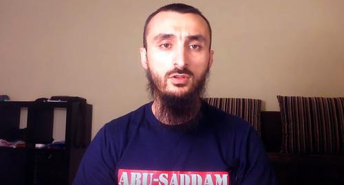 Tumso Abdurakhmanov. Photo: screenshot of the video by Abu-Saddam Shishani https://www.youtube.com/watch?v=KNfFPaXpqAo