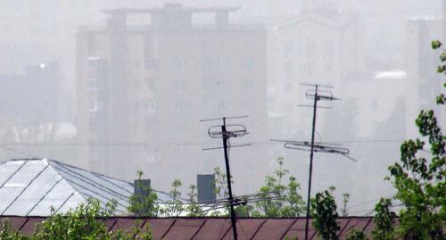 Smog over Volgograd. Photo by Vyacheslav Yaschenko for the Caucasian Knot
