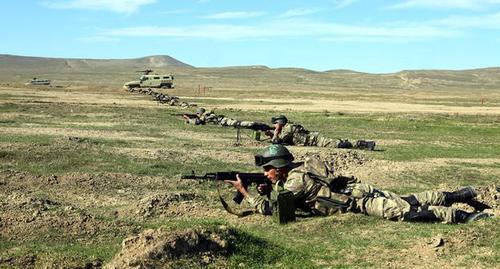 Soldiers of the Azerbaijani army. Photo https://mod.gov.az/ru/foto-arhiv-045/?gid=20525