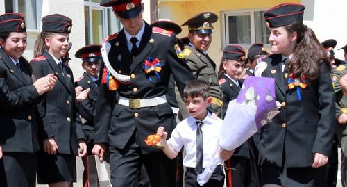 Graduates of a military lycee. Photo by Alvard Grigoryan for the "Caucasian Knot"