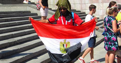 An Egyptian football fan. Volgograd, June 25, 2018. Photo by Vyacheslav Yaschenko for the "Caucasian Knot"