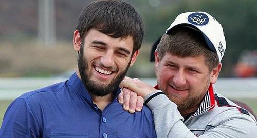 Ibragim Zakriev and Ramzan Kadyrov (on the right). Photo https://twitter.com/SvobodaRadio/status/833650104997388288
