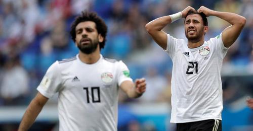 The Egyptian national football team. Photo: REUTERS/Ueslei Marcelino