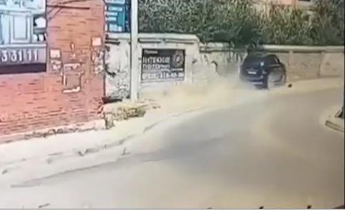 Screenshot of the video in Khasavyurt. https://t.me/breakingmash/6355
