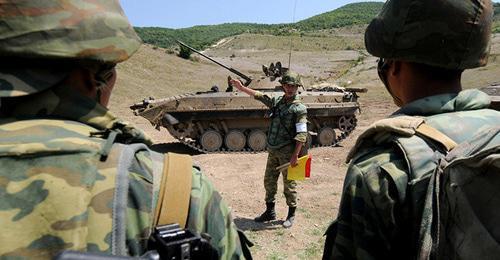 Military exercises. South Ossetia. Photo © Sputnik / Sergey Karpov https://sputnik-ossetia.ru/South_Ossetia/20160926/3076281.html