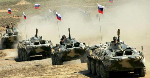 Military exercises in Armenia. Photo: Radio Azatutyun (RFE/RL)