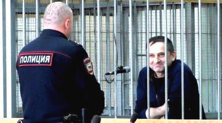 Timur Khamkhoev in the Nalchik Military Court. Photo: screenshot of the video by the "Caucasian Knot"