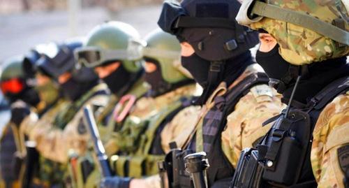 Russian special task forces. Photo: http://nac.gov.ru/antiterroristicheskie-ucheniya/v-karabashe-proshli-ucheniya-arsenal-2018.html