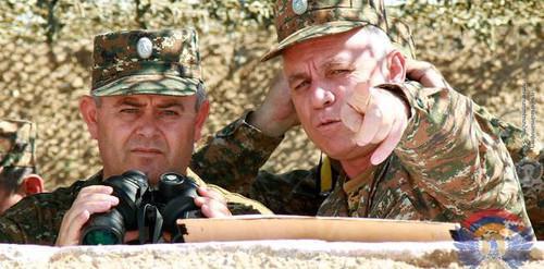 On the front line of the army of Nagorno-Karabakh. Photo: http://mil.am/ru/news/5317