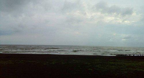 A storm in Poti. Photo https://www.facebook.com/EmergencyManagementService
