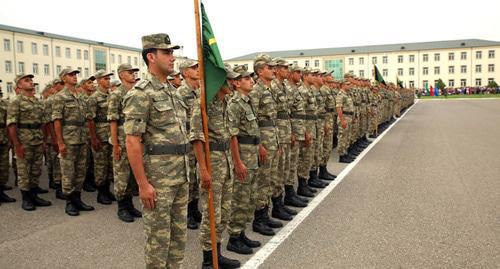 Soldiers of the Azerbaijan Army. Photo: https://mod.gov.az/ru/foto-arhiv-045/?gid=23840
