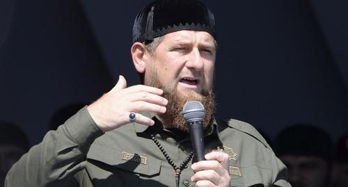 Ramzan Kadyrov. Photo: Said Tsarnayev Reuters