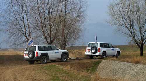 OSCE monitoring at the contact line in Nagorno-Karabakh. Photo: https://mod.gov.az/ru/news/na-linii-soprikosnoveniya-vojsk-azerbajdzhana-i-armenii-budet-proveden-ocherednoj-monitoring-24123.html