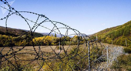 Georgia-South Ossetia border. Photo: Sputnik / Natalia Airiyan https://sputnik-ossetia.ru/South_Ossetia/20180505/6325992.html