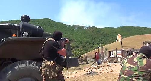A special operation held near the village of Talgi, July 2016. Screenshot of the video https://www.youtube.com/watch?v=8h1mviG85FI
