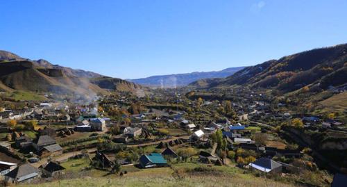 The village of Kendelen in Kabardino-Balkaria. Photo by Muslimbek07 https://ru.wikipedia.org/wiki/Кёнделен