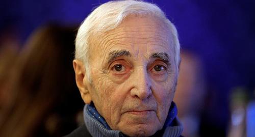 Charles Aznavour. Photo REUTERS R:
POOL New
