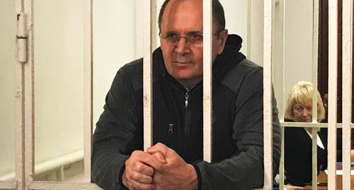 Oyub Titiev in the courtroom. Photo by Patimat Makhmudova for the Caucasian Knot