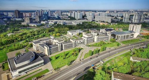 MGIMO University in Vernadsky Avenue, Moscow. Photo: Victoria 959 https://ru.wikipedia.org/wiki/МГИМО