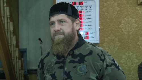 Ramzan Kadyrov at the meeting with Ingushetia residents. Screenshot of the video posted by user "Chechnya-95" at YouTube: https://www.youtube.com/watch?v=OuCQt9BsiJk