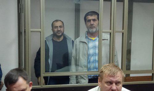 Akramjon Abdullaev and Nematjon Isroilov in the courtroom. Photo by Konstantin Volgin for the Caucasian Knot