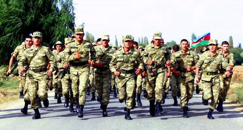 An exercise in the Azerbaijani army. Photo https://mod.gov.az/ru/foto-arhiv-045/