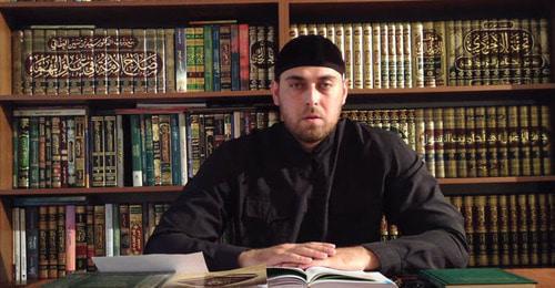 Adam Ilyasov. Photo: screenshot of the video by the user Imam. Adam_al.ashariy https://www.youtube.com/watch?v=zxMzskPbJ3o