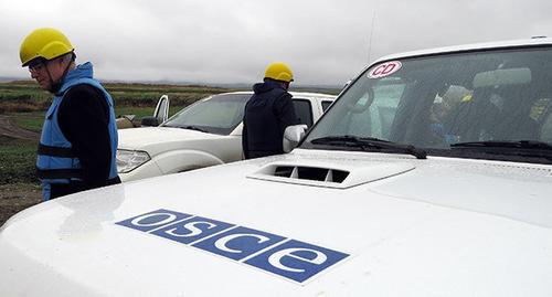 The OSCE mission in Nagorno-Karabakh. Photo by Alvard Grigoryan for the "Caucasian Knot"