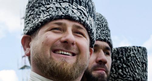 Ramzan Kadyrov at a field meeting in the Galanchozh District of Chechnya. Photo: REUTERS/S Dal