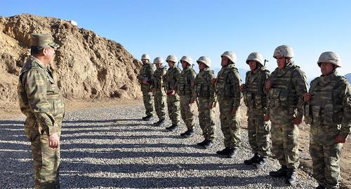Soldiers of the Azerbaijani Army. Photo: https://mod.gov.az/ru/foto-arhiv-045/?gid=24733