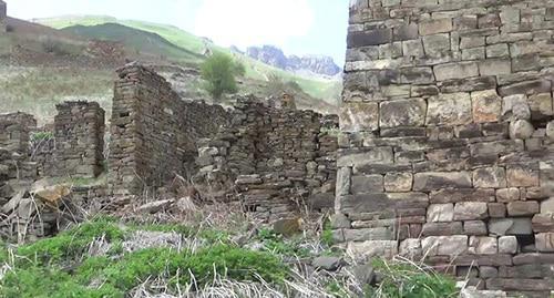 The village of Khaibakh. Photo: screenshot of the video by the user Shaiman Bocharova. Argun museum-reserve https://www.youtube.com/watch?v=wrwS4uQkesM
