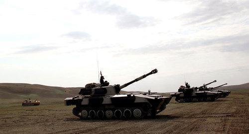 Military vehicles of the Azerbaijani army. Photo https://mod.gov.az/ru/foto-arhiv-045/