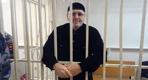 Oyub Titiev in the court. Photo courtesy of HRC 'Memorial'