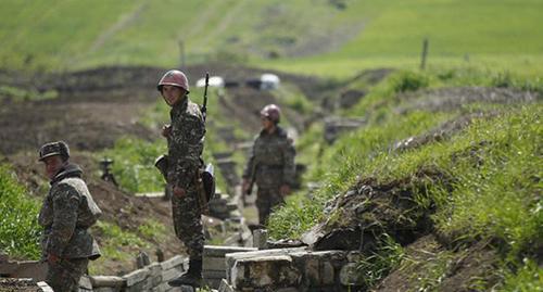 Contact line in the Karabakh conflict zone. Photo: REUTERS/Staff