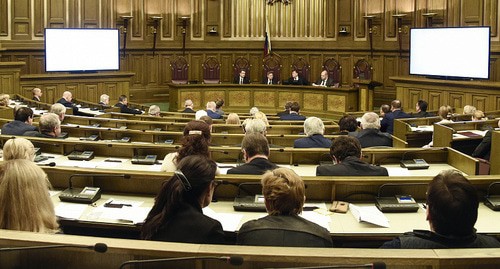 The meeting of the Russian Supreme Court. Photo: http://www.vsrf.ru
