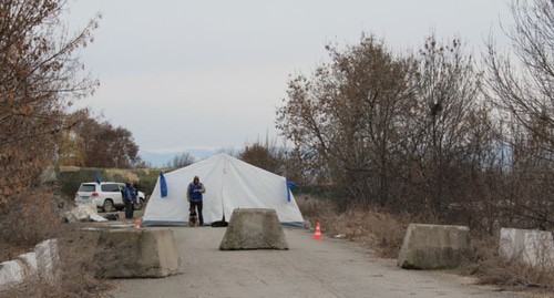 The border between Georgia and South Ossetia. Photo: Zarina Sanakoeva (RFE/RL)