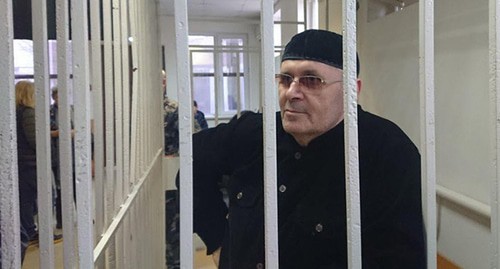 Oyub Titiev in the court room. Photo by Patimat Makhmudova for the "Caucasian Knot"