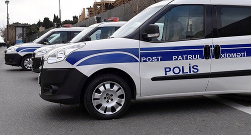 Patrol duty cars in Baku. Photo: ©: Sputnik / Murad Orujov https://sputnik-georgia.ru/caucasus/20180429/240254500/baku-zaderzhany-police.html
