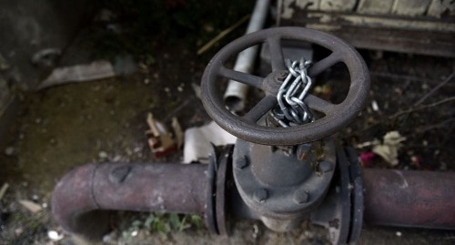 Gas valve. Photo: Mzia Saganelidze, RFE/RL