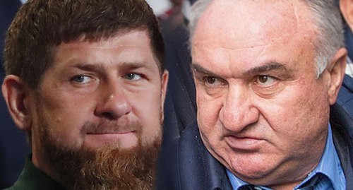 Ramzan Kadyrov, Raul Arashukov. Photo: REUTERS/Maxim Shemetov, press service of 'Stavropolkraigaz'. Collage made by the Caucasian Knot