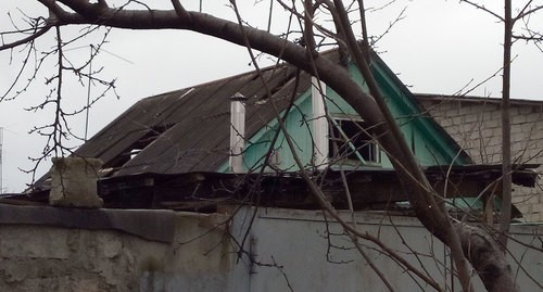 House in Kardanov Brothers Street in Nalchik after special operation. Photo by Lyudmila Maratova for the Caucasian Knot