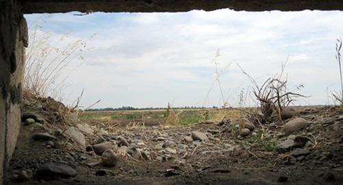 The contact line in the Karabakh conflict zone. Photo by Alvard Grigoryan for the "Caucasian Knot"