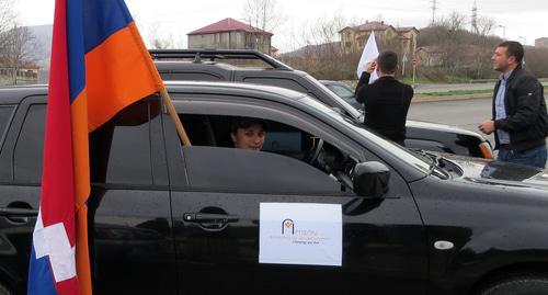 Participants of a motor rally in Nagorno-Karabakh. Photo by Alvard Grigoryan for the "Caucasian Knot"
