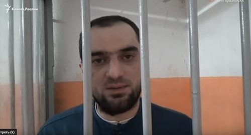Aslan Cherkesov. Screenshot from video posted by Kavkaz.Realii at https://www.youtube.com/watch?v=h-wwMtkc3r4
