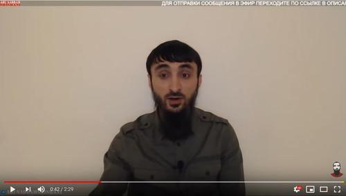 Screenshot of Tumso Abdurakhmanov's video posted on YouTube on April 10 https://www.youtube.com/watch?v=D9EzirHECXY